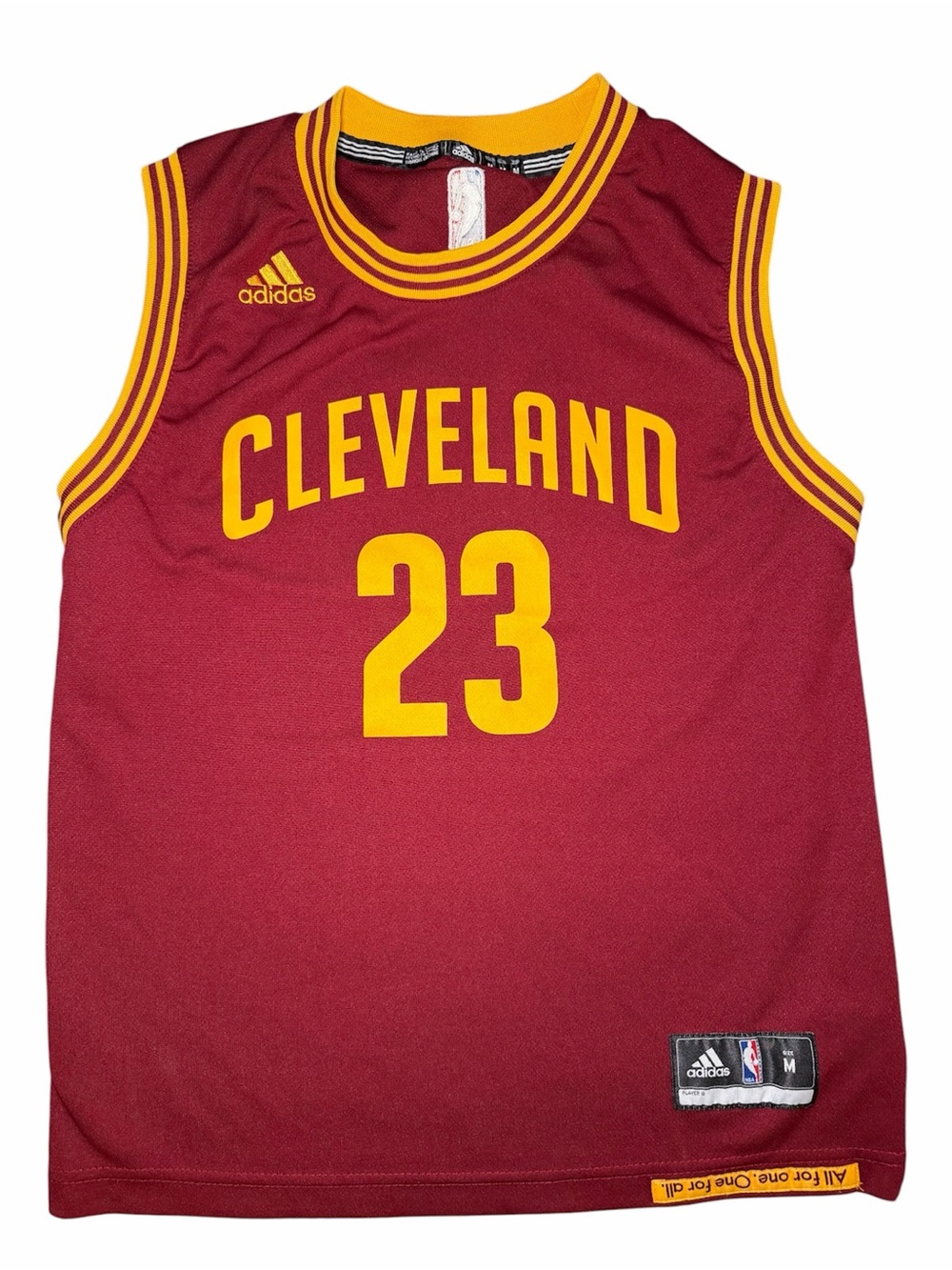 Adidas Cleveland Cavaliers Lebron James Jersey 23 Youth Medium
